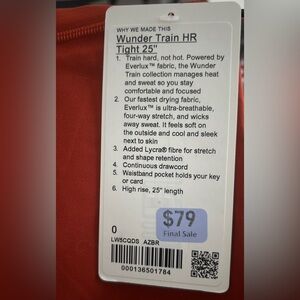 Lululemon wunder train